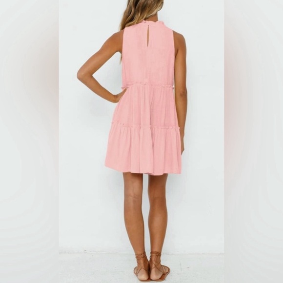 Imily Bela Womens Summer Dresses Boho Sleeveless Halter Sun Dress - Picture 4 of 11